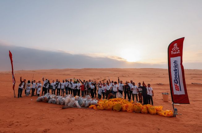 “بي إف جودريتش” تُطلق حملة لتنظيف الصحراء السعوديّة أثناء رالي داكار
